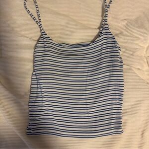 Z Supply Blue and White Striped Camisole